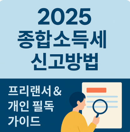 2025 종합소득세 신고방법