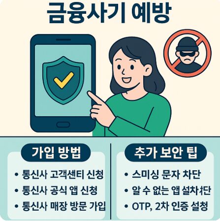 금융거래 안심차단 서비스 가입 방법과 금융사기 예방 꿀팁 2 금융거래 안심차단 서비스 가입 방법과 금융사기 예방