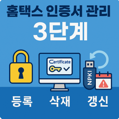 홈택스 인증서