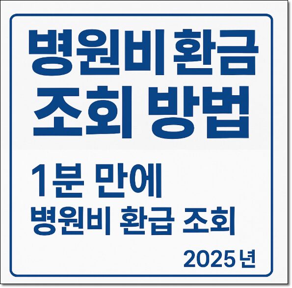 병원비 환급 조회
