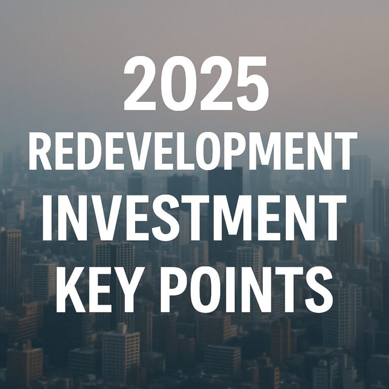 2025 재건축 재개발 투자