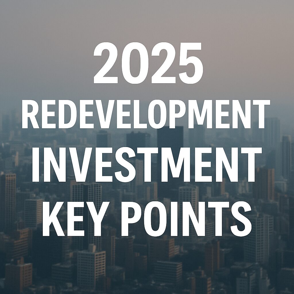 2025 재건축 재개발 투자