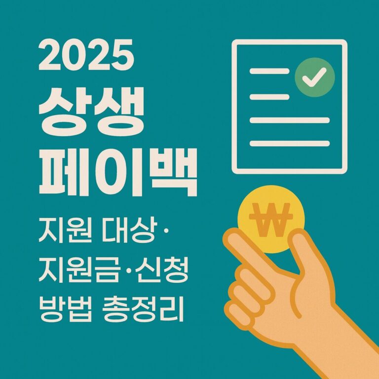 2025 상생페이백 지원금