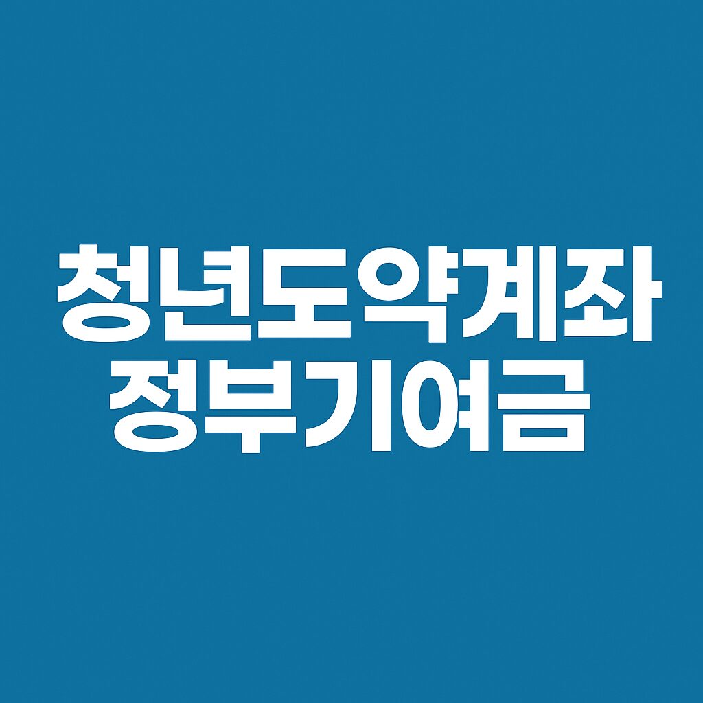 청년도약계좌 정부기여금
